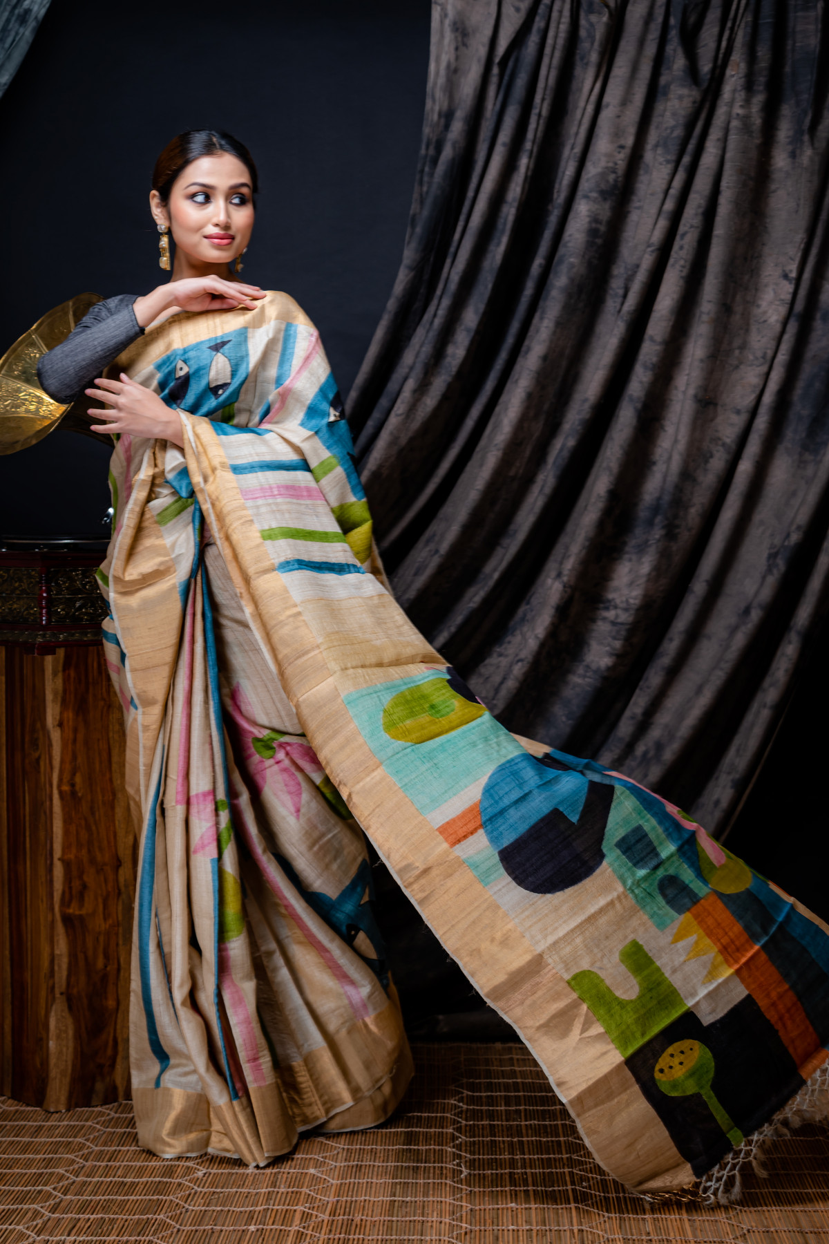 Tussar Silk Saree